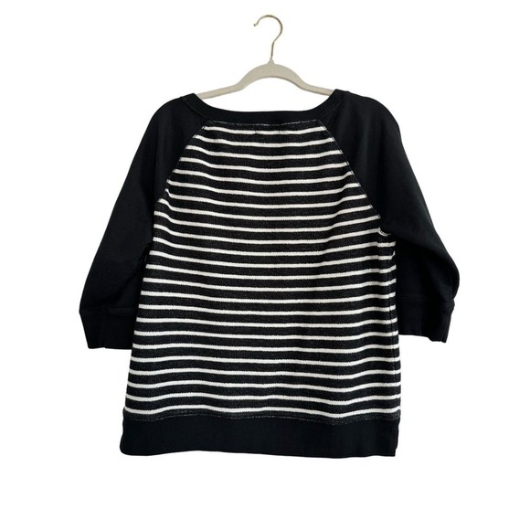 Lauren Ralph Lauren Striped Sweatshirt Size Medium - Picture 2 of 5